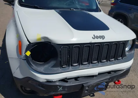 2017 Jeep Renegade Trailhawk 4X4 from USA, damaged, VIN ZACCJBCB4HPE87583